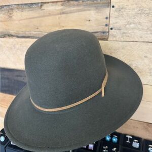 Stetson Olive Hat with Leather Band